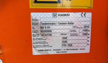 HAMM HD 8 VV full